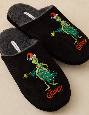 AE Grinch Corduroy Slipper