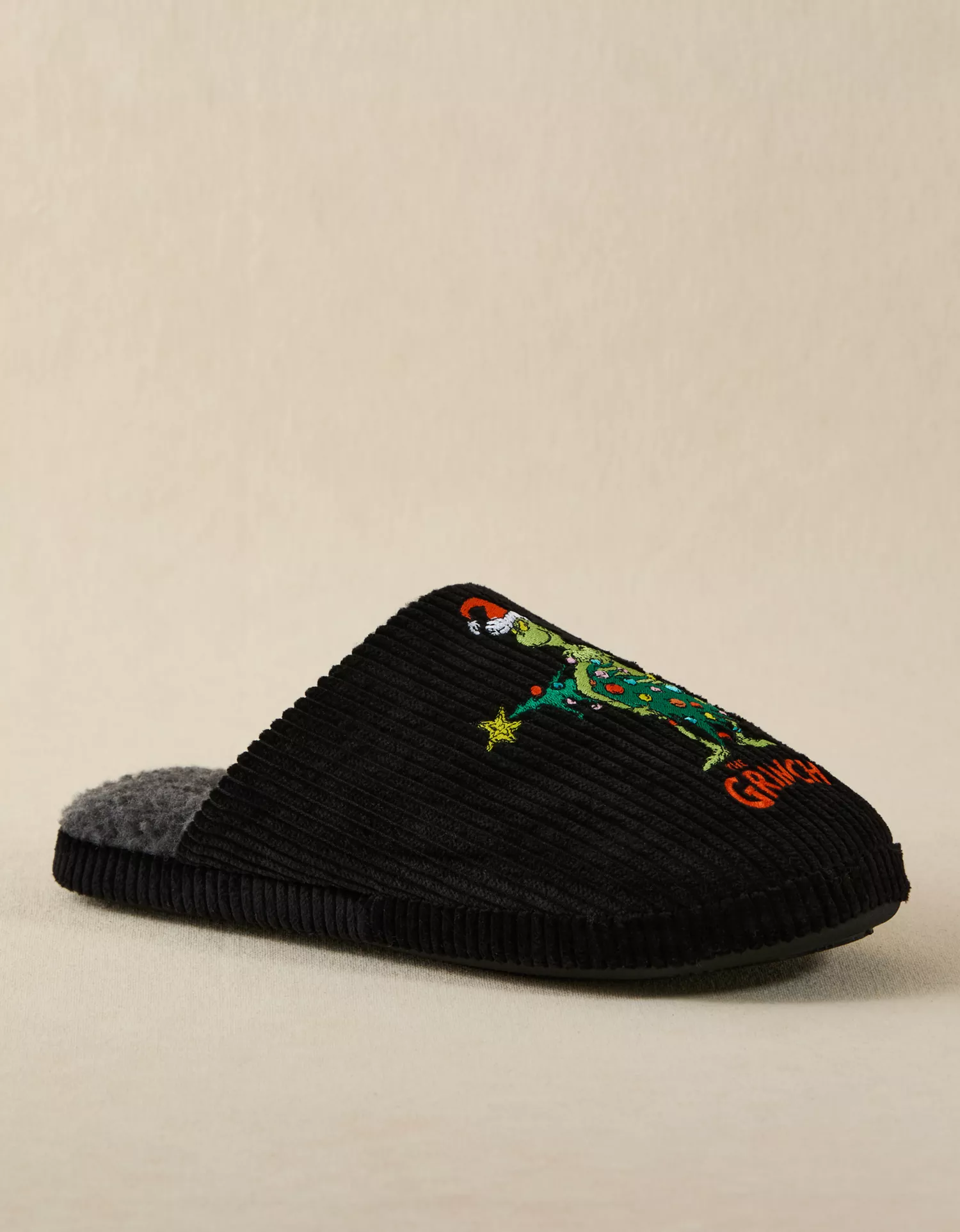 AE Grinch Corduroy Slipper