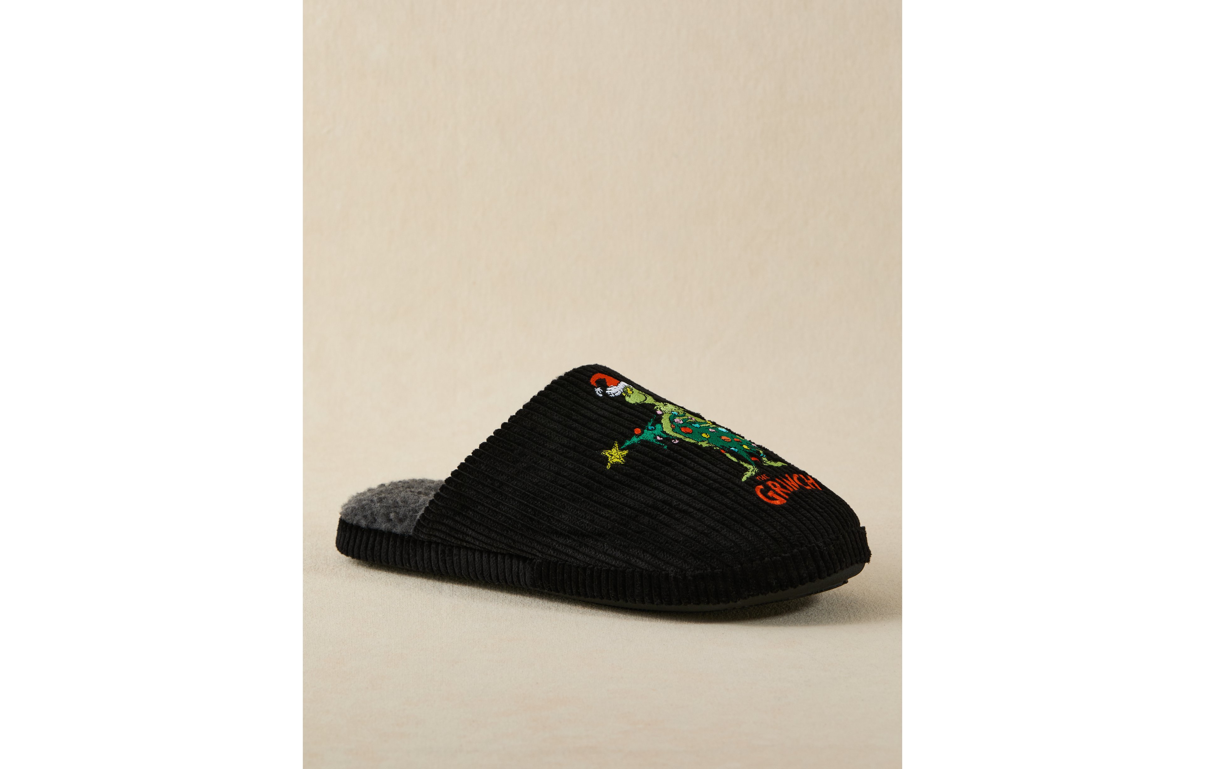 AE Grinch Corduroy Slipper