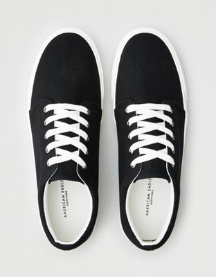 american eagle white canvas shoes