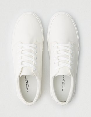 american eagle white canvas shoes