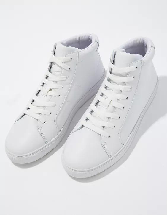 AE Leather High-Top Court Sneaker