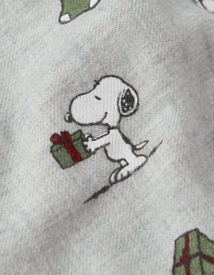 AEO Snoopy Flannel Pocket Boxer Short