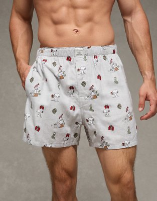 AEO Snoopy Flannel Pocket Boxer Short