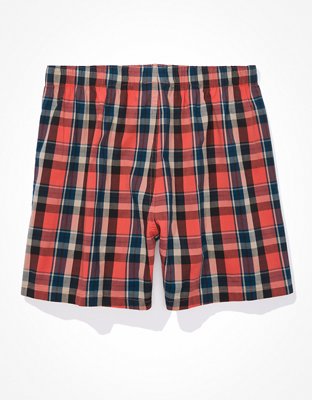 10 Paia Di Boxer Uomo In Cotone Classico - Fantasia Quadri E Cuori - Intimo Nuovo Con Etichette