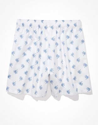 Мужские брюки American Eagle AEO Palm Trees Stretch Boxer Short — фото 4