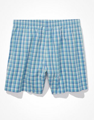 AEO Plaid Stretch Pocket Boxer Short