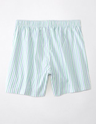 Мужские брюки American Eagle AEO Oxford Stripe Stretch Boxer Short — фото 3