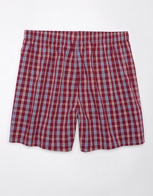 AEO Plaid Stretch Boxer Short