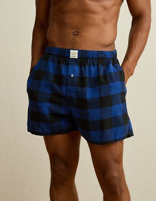 AEO Men's Flannel Pocket Boxer Short