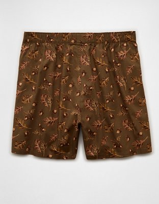 AEO Plaid Stretch Lounge Boxer Short