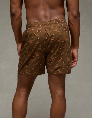 AEO Plaid Stretch Lounge Boxer Short