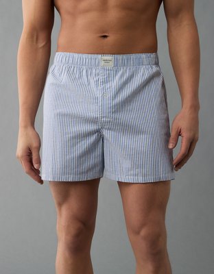 AEO Men's Plaid Stretch Boxer Short