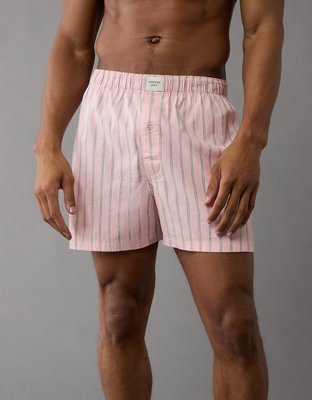 AEO Short Bóxer Stretch Rayado para hombre