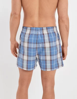 AEO Plaid Stretch Boxer Short