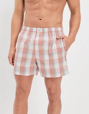 AEO Short Bóxer Stretch de Diseño Escocés con Bolsillo