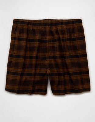 AEO Plaid Stretch Pocket Boxer Short