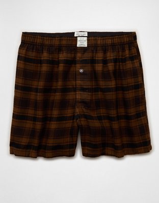 AEO Plaid Stretch Pocket Boxer Short