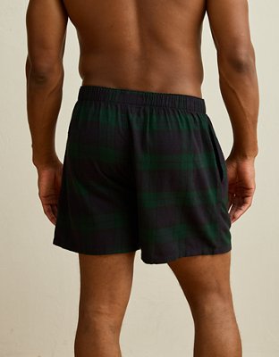 AEO Men's Flannel Pocket Boxer Short