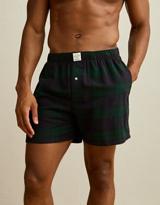 AEO Men's Flannel Pocket Boxer Short