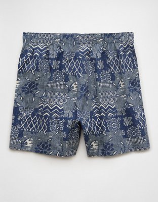 Мужские брюки American Eagle AEO Patchwork Stretch Boxer Short — фото 4