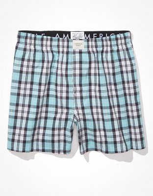 AEO Stretch Plaid Classic Boxer Short
