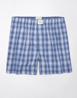 Aries Oxford Temple Men's Boxer Shorts Blue RUAR00000