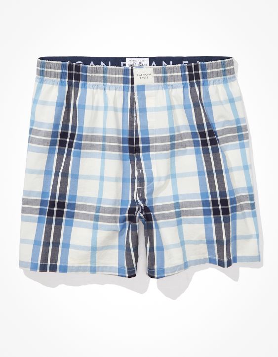 AEO Plaid Stretch Boxer Short