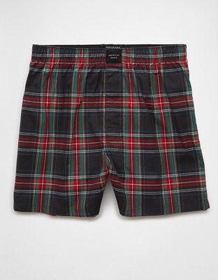 AEO Plaid Stretch Boxer Short