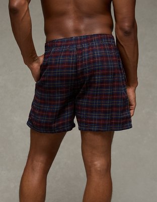 AEO Stretch Plaid Classic Boxer Short