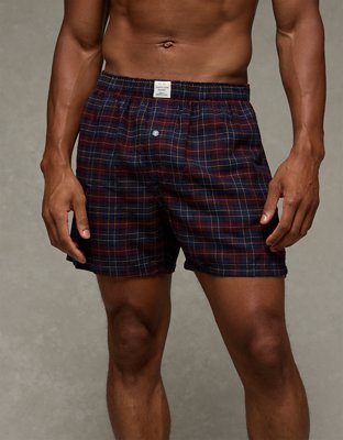 AEO Stretch Plaid Classic Boxer Short