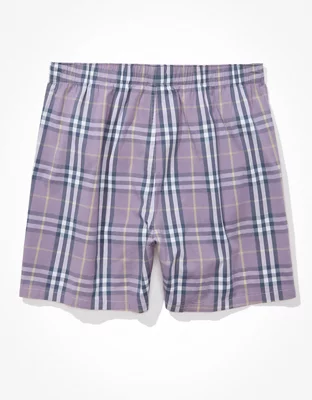 AEO Plaid Stretch Boxer Short