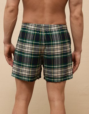 AEO Plaid Pocket Boxer Short