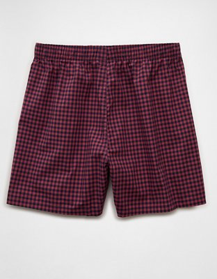 AEO Plaid Stretch Boxer Short
