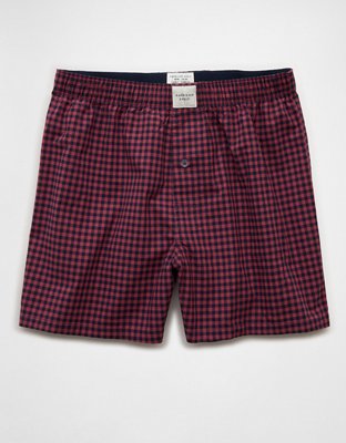 AEO Plaid Stretch Boxer Short