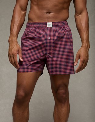 AEO Plaid Stretch Boxer Short