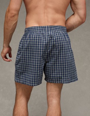 AEO Stretch Plaid Classic Boxer Short