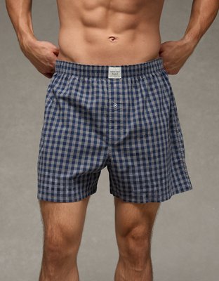 AEO Stretch Plaid Classic Boxer Short