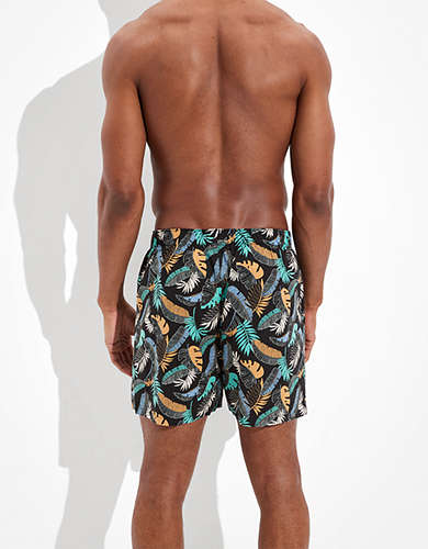 AEO Tropical Leaves Stretch Boxer Short