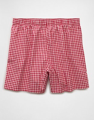 AEO Plaid Stretch Boxer Short