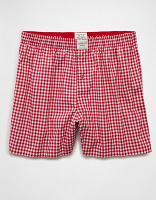 AEO Plaid Stretch Boxer Short