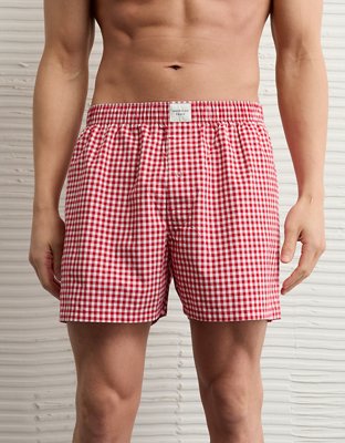 AEO Stretch Plaid Classic Boxer Short