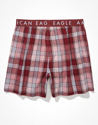 AEO Stretch Plaid Classic Boxer Short