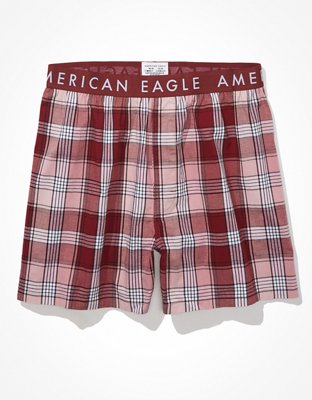 AEO Stretch Plaid Classic Boxer Short