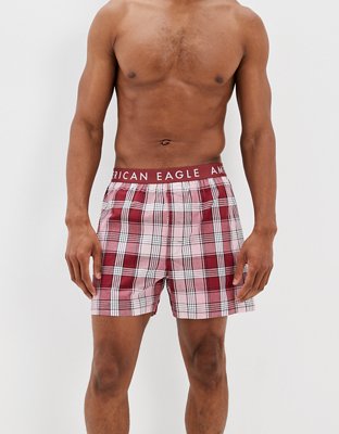 AEO Stretch Plaid Classic Boxer Short