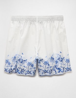 AEO Men's Plaid Stretch Boxer Short