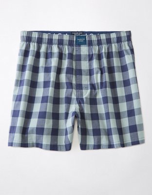 AEO Plaid Stretch Boxer Short