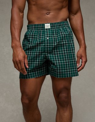 AEO Stretch Plaid Classic Boxer Short