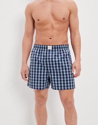 AEO Stretch Plaid Classic Boxer Short
