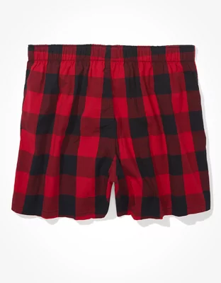 AEO Plaid Flannel Lounge Boxer Short